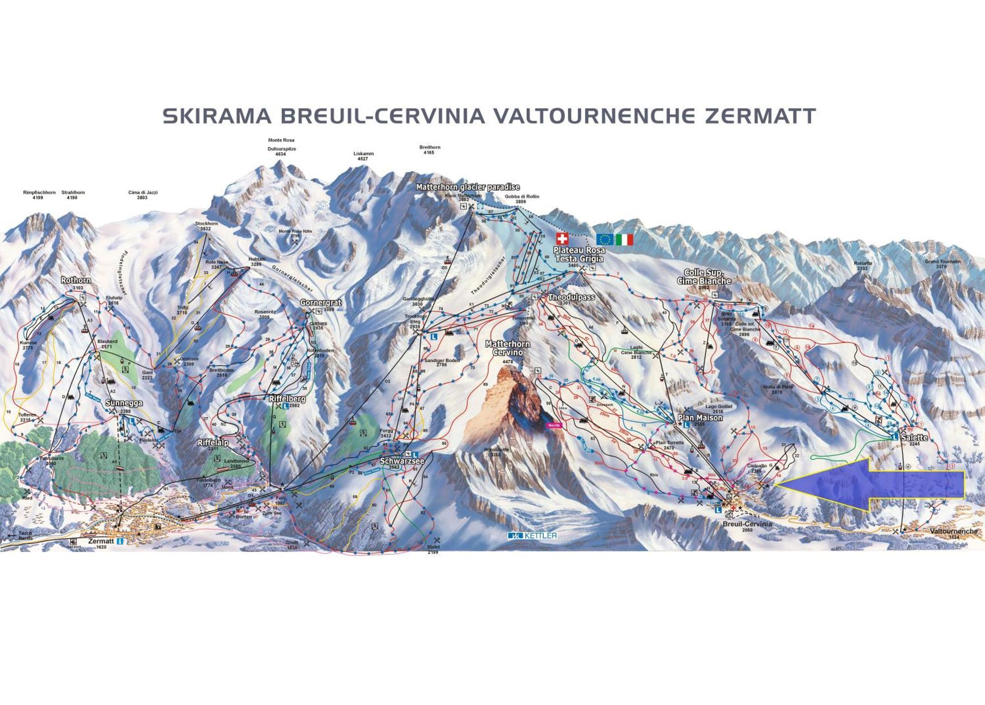 Soldanella Cervinia Apartment Vda Vacanze In Vetta Cir 0253 布勒伊-切尔维尼亚 外观 照片